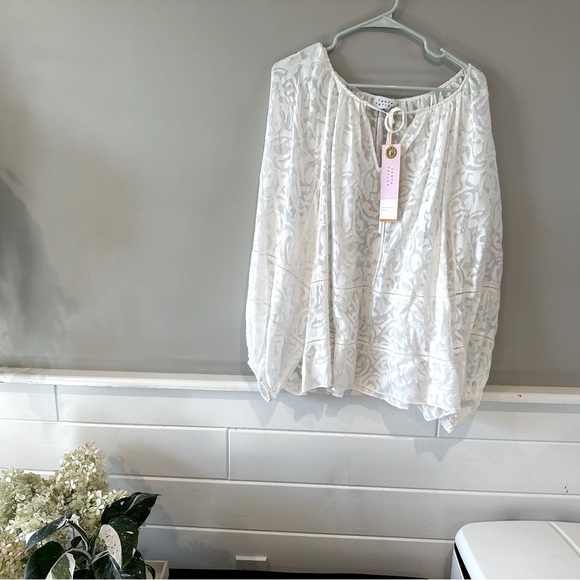 NWT Tanya Taylor Silk Blouse - Picture 1 of 7